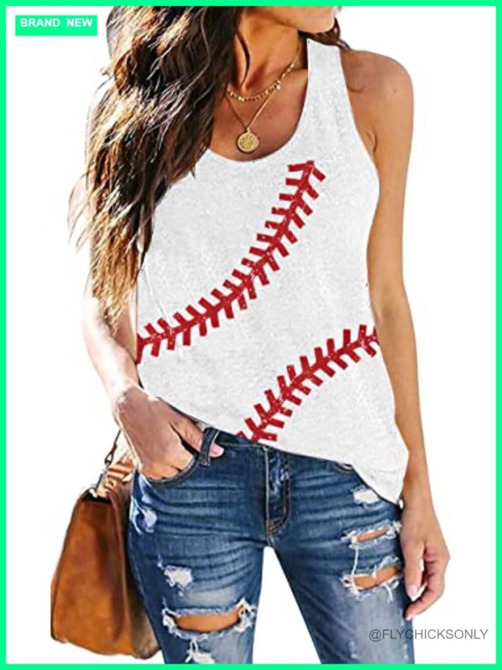Love Baseball Graphic Sleeveless Tank Tops Casual Workout Vest